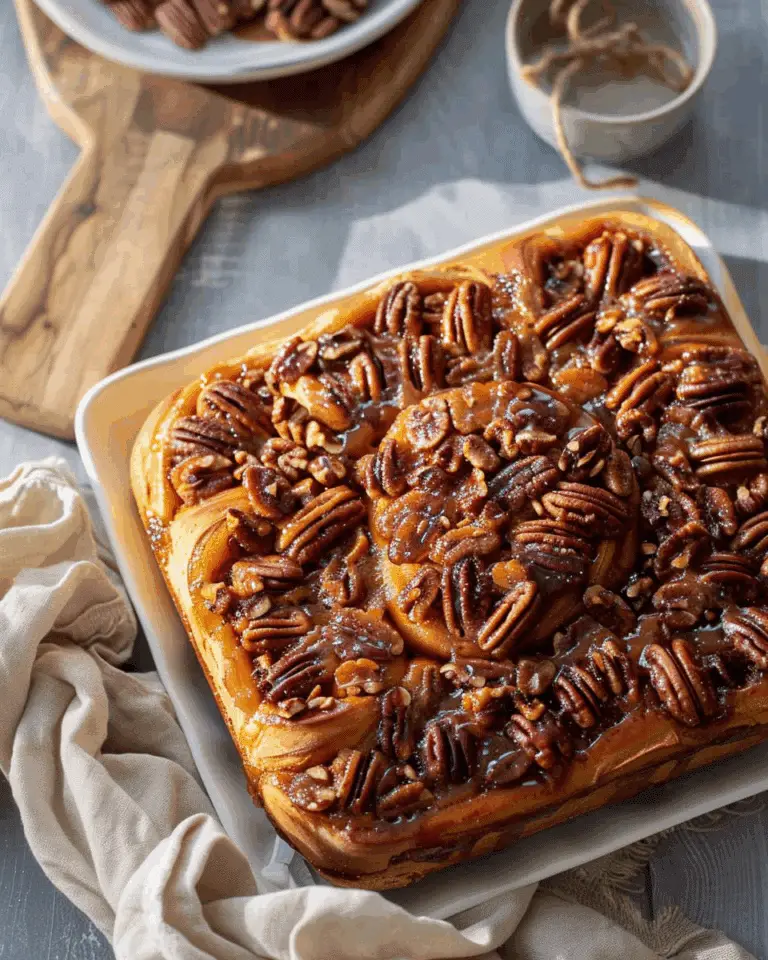 Small Batch Maple Pecan Sticky Buns