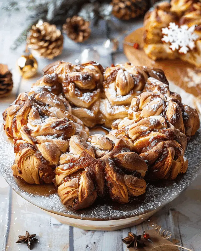 Snowflake Pull-Apart Monkey Bread