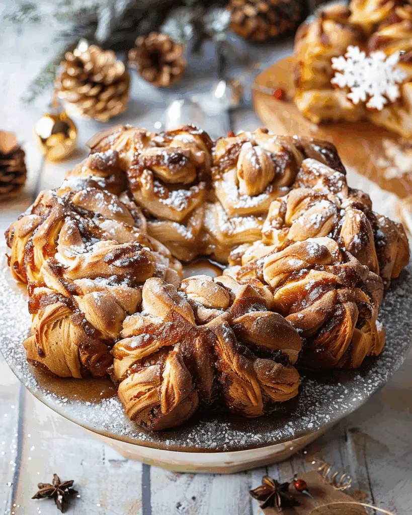 Snowflake Pull-Apart Monkey Bread