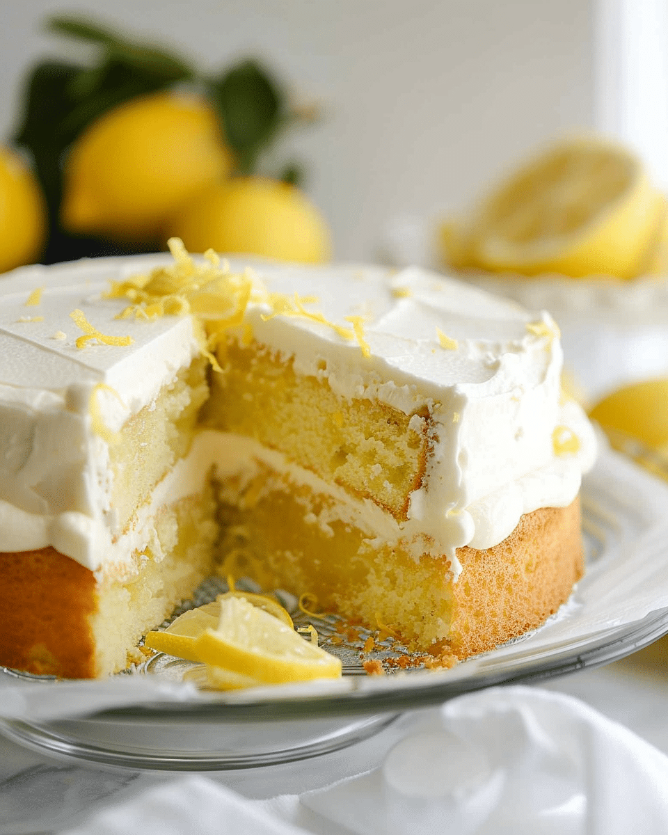 Super Easy Lemonade Cake