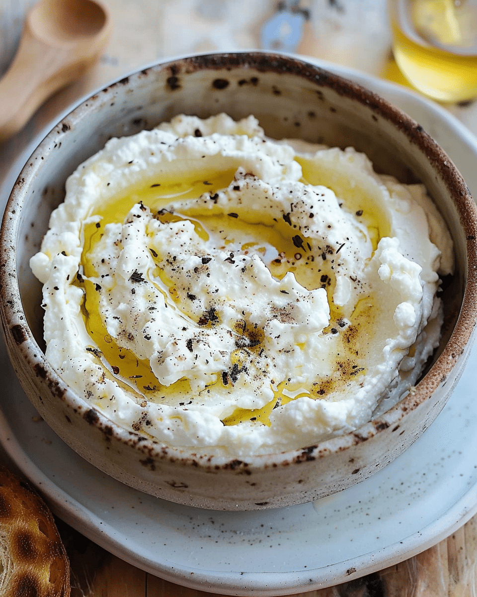 Whipped Ricotta Dip with Honey