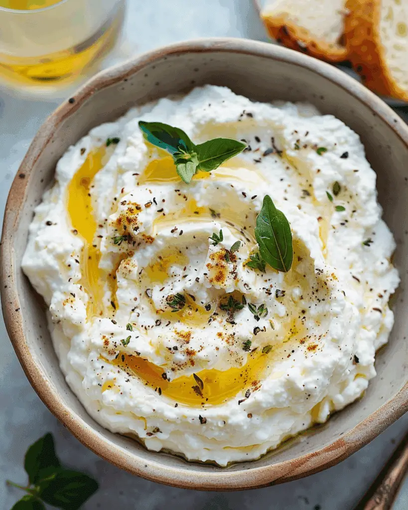 Whipped Ricotta Dip with Honey