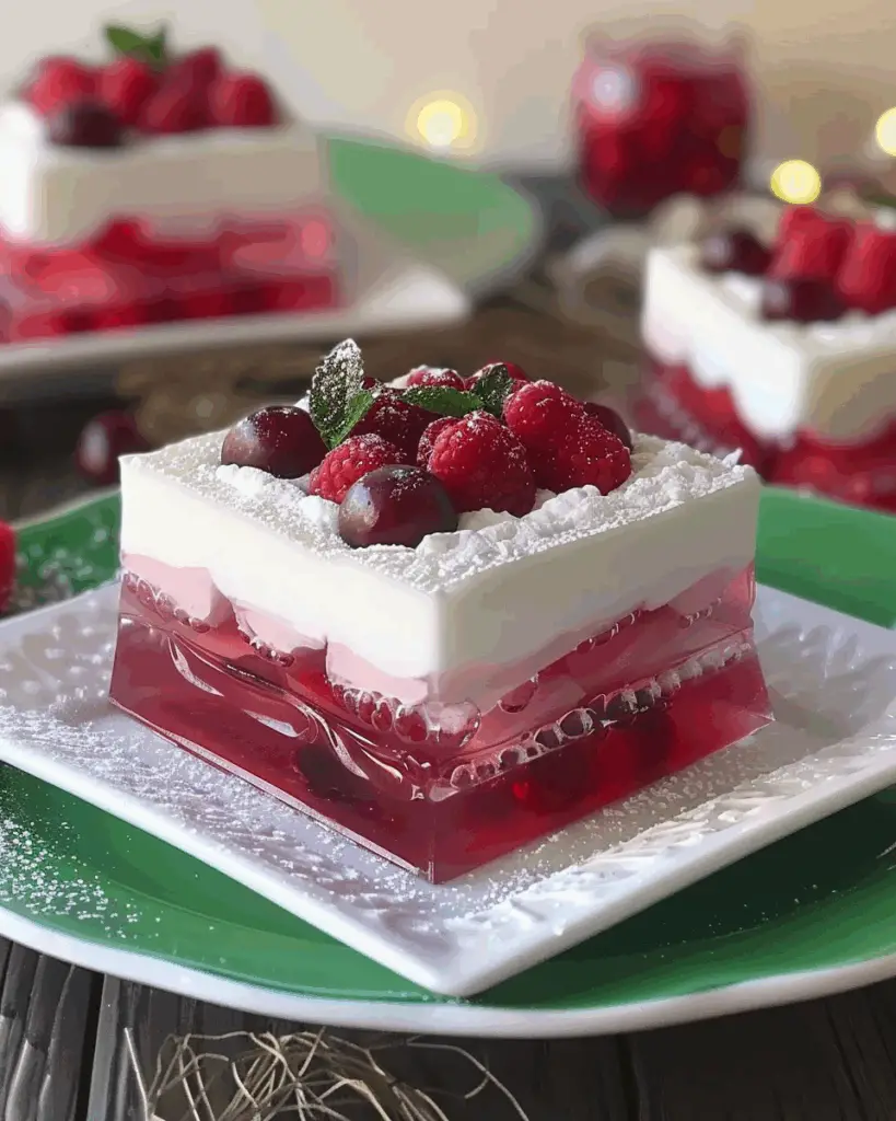 Seven Layer Jello Dessert
