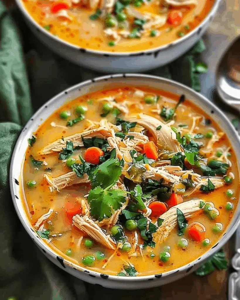 Anti-Inflammatory Turmeric Chicken Soup