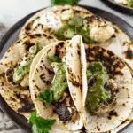 BBQ Cauliflower Tacos With Green Tahini Sauce