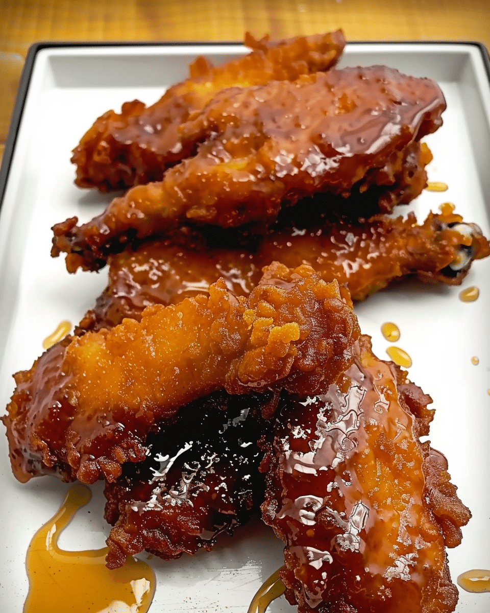 Baked Crunchy Hot Honey Chicken