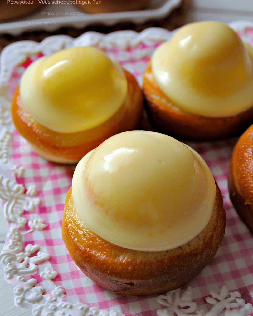 Baked Custard Bun (Cream Pan)