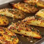 Baked Garlic Parmesan Potato Wedges