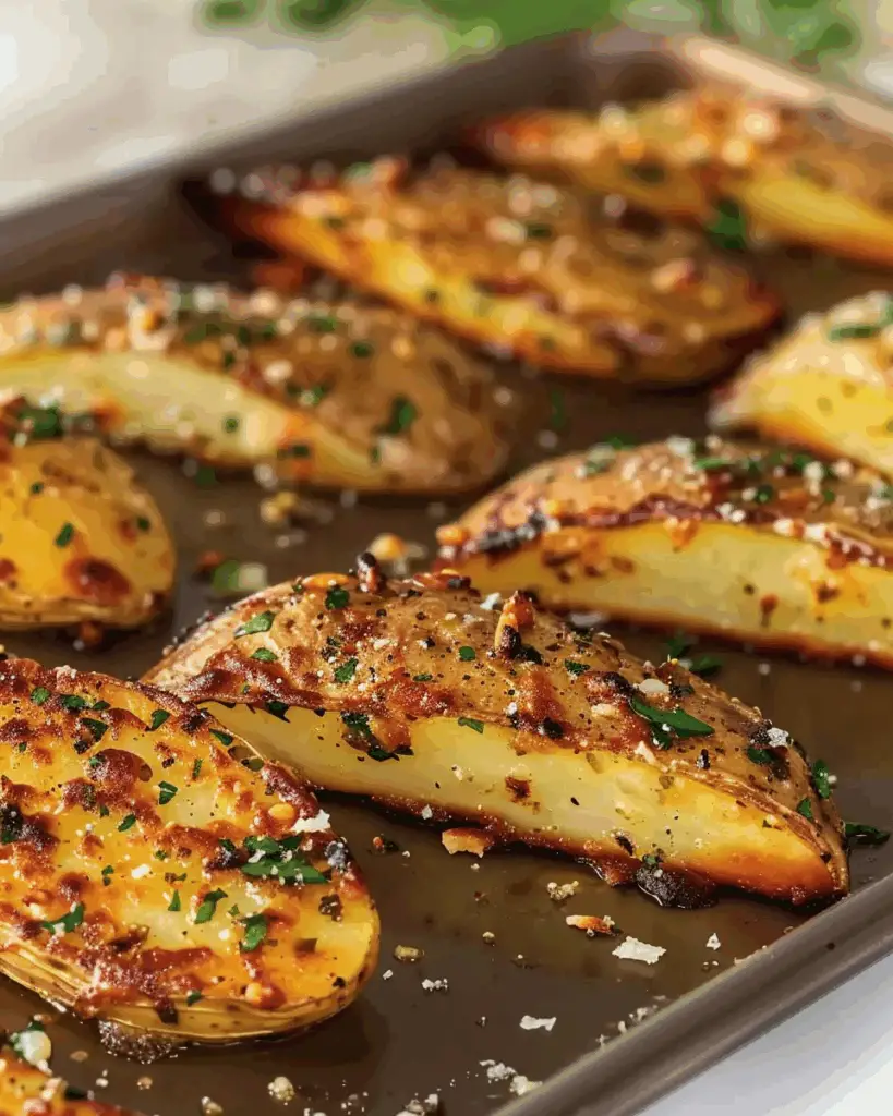 Baked Garlic Parmesan Potato Wedges
