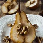 Baked Pears with Walnuts and Honey