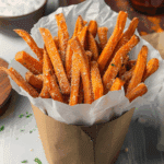 Baked Sweet Potato Fries With Greek Yogurt Ranch