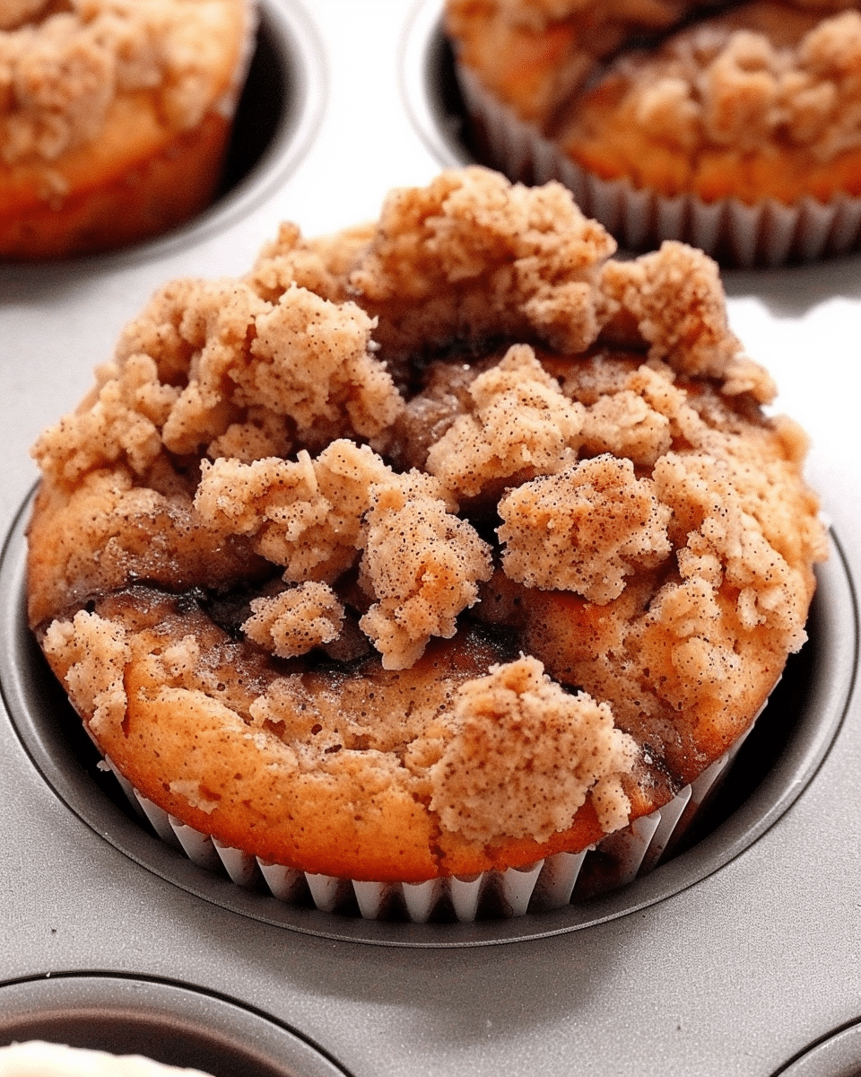 Banana Cinnamon Crumb Muffins