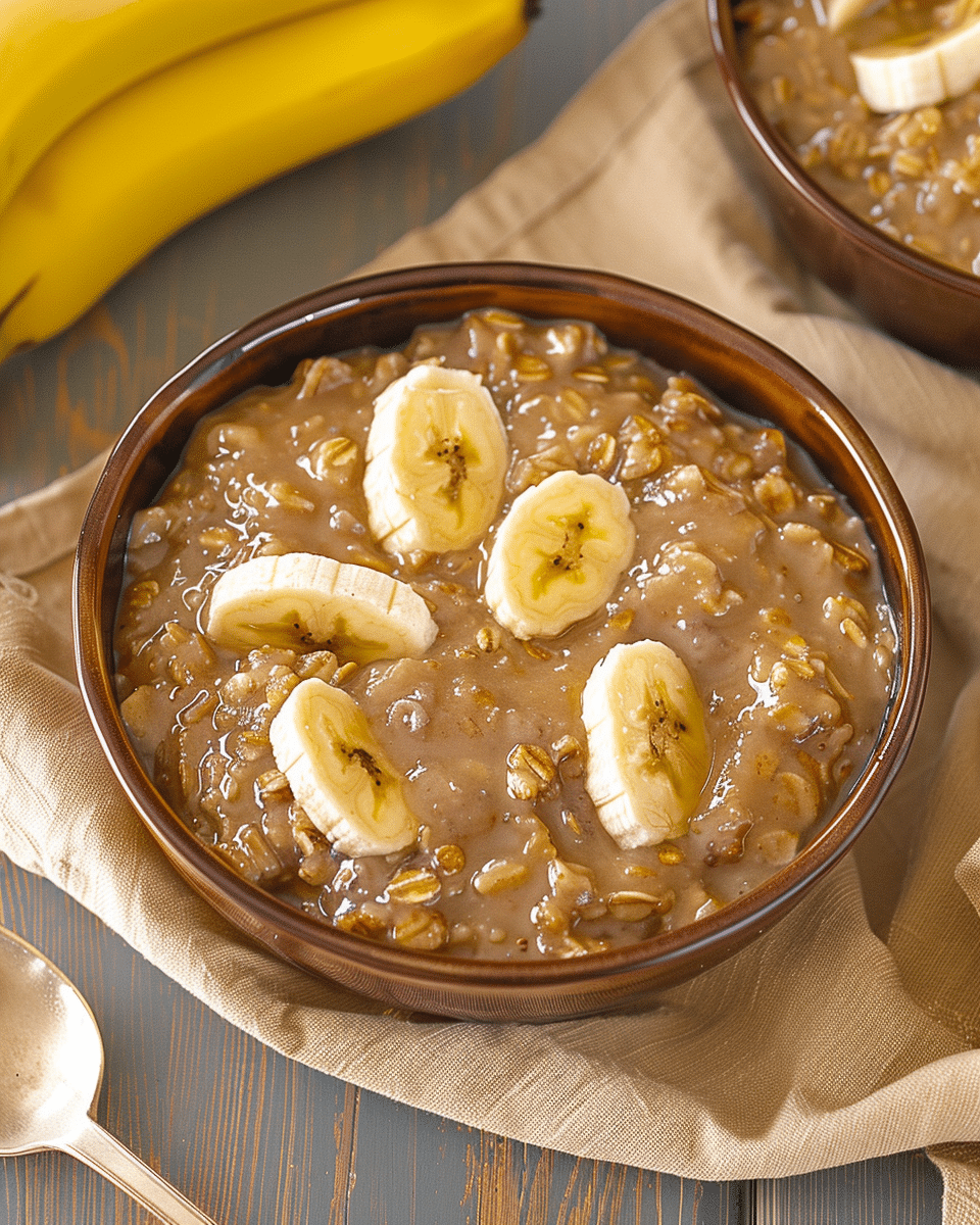 Bananas and Cream Oatmeal