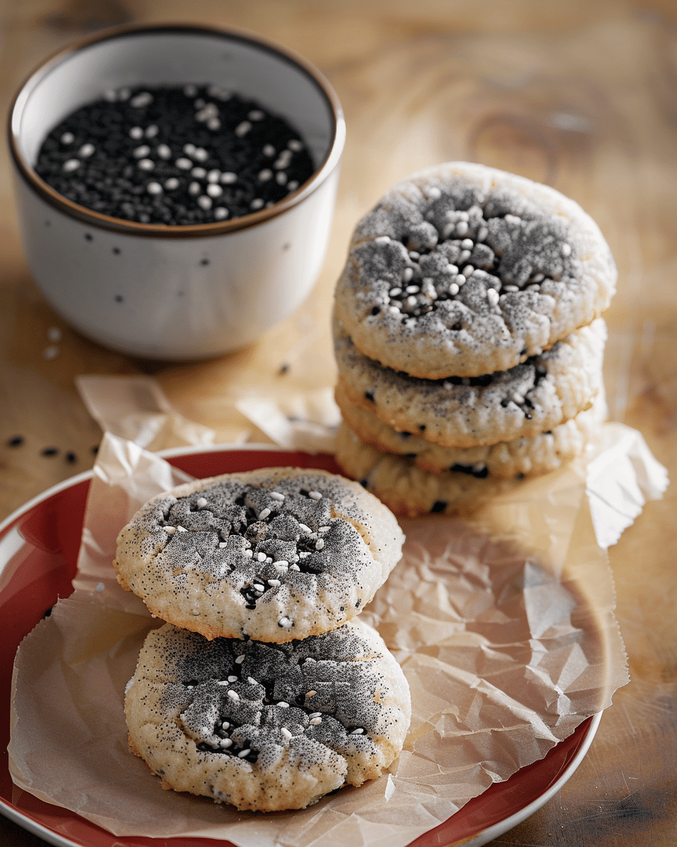 Black Sesame Cookies