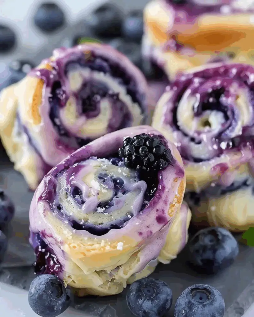 Blueberry Cheesecake Rolls