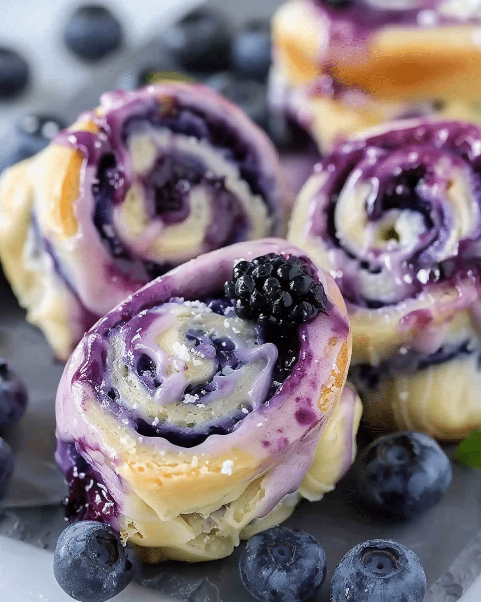 Blueberry Cheesecake Rolls