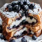 Blueberry Cheesecake Stuffed French Toast