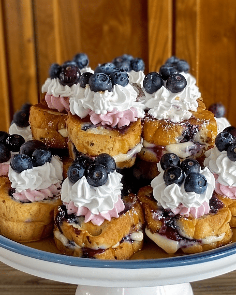 Blueberry Cheesecake Stuffed French Toast
