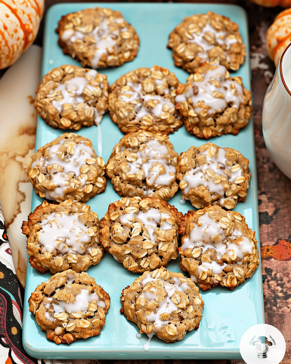 Brown Butter Pumpkin Oatmeal Cookies