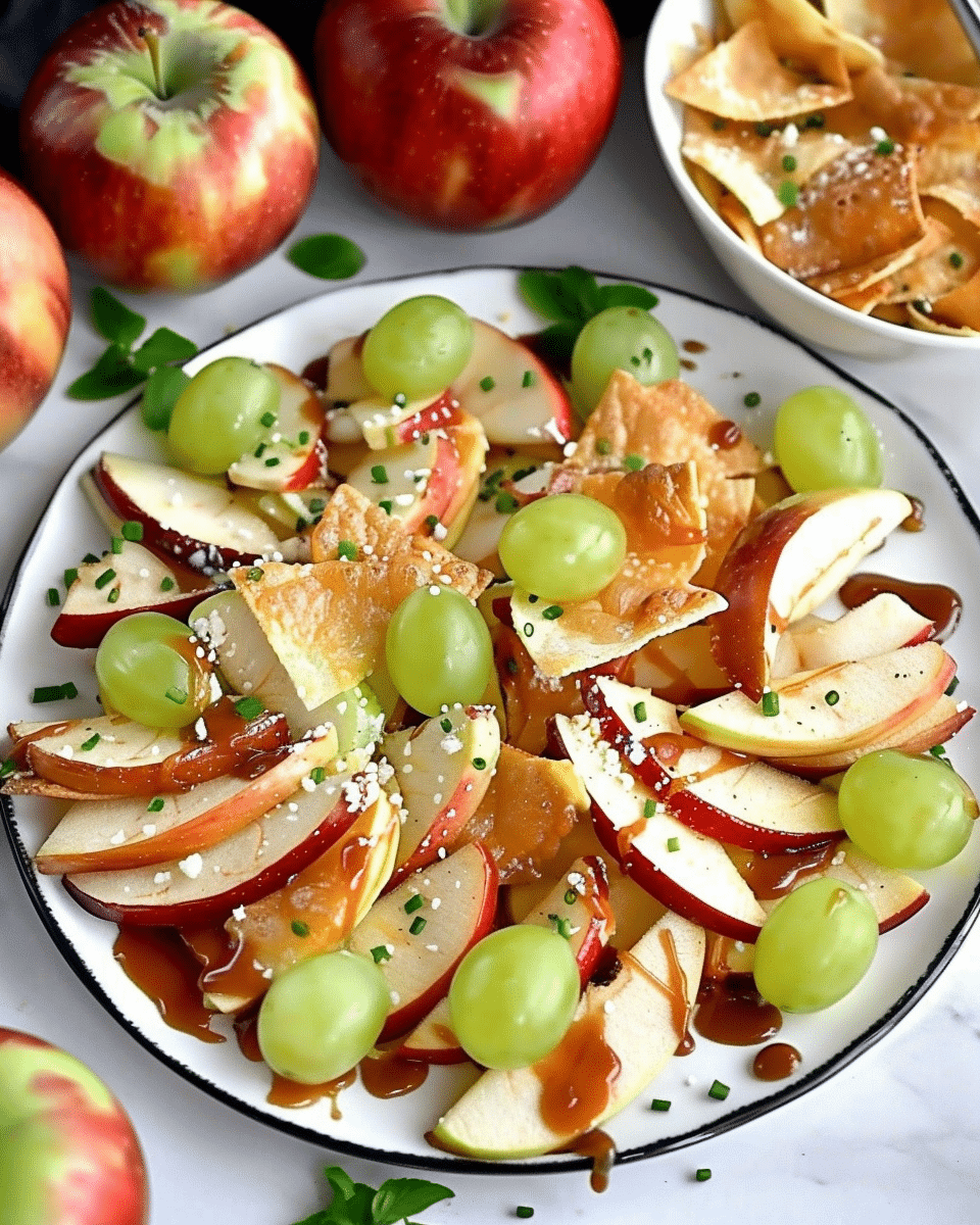 Caramel Apple Nachos