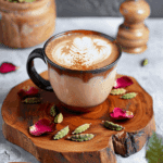 Cardamom Rose Latte