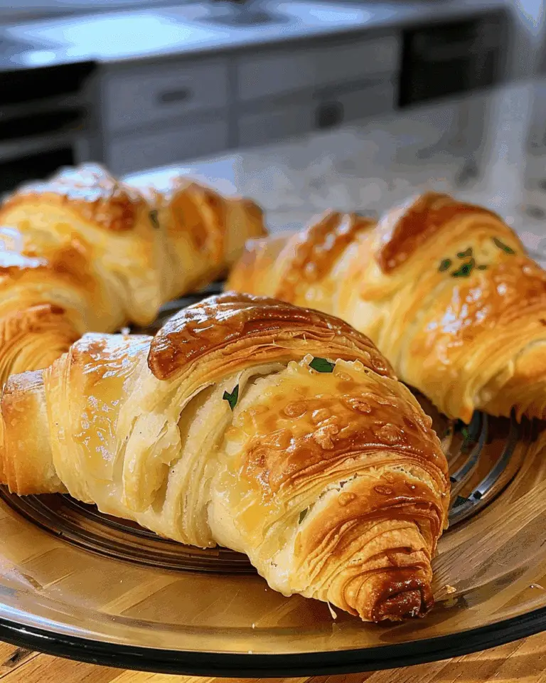 Cheesy Chicken Crescent Rolls