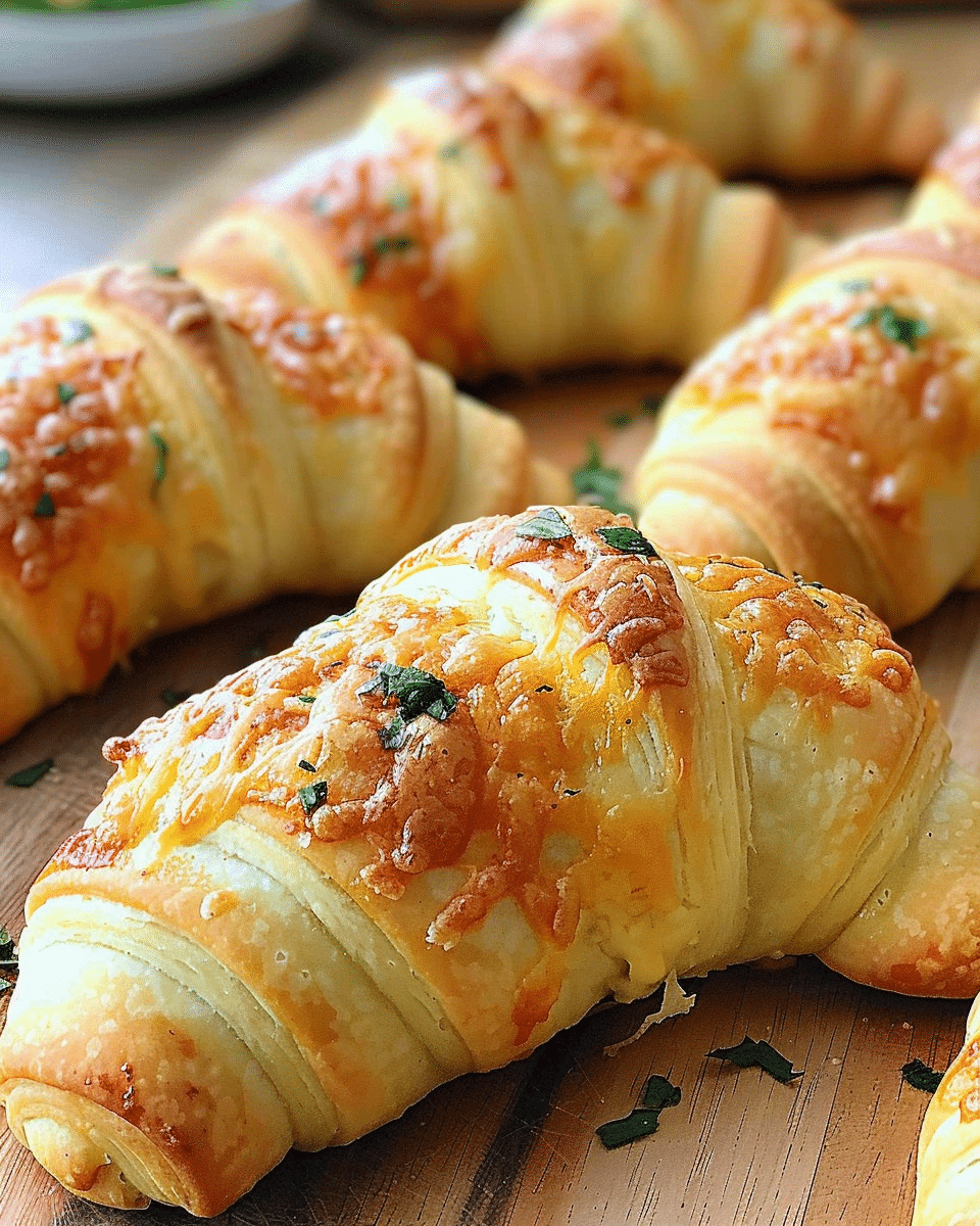 Cheesy Chicken Crescent Rolls