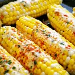Cheesy Garlic Butter Corn On The Cob
