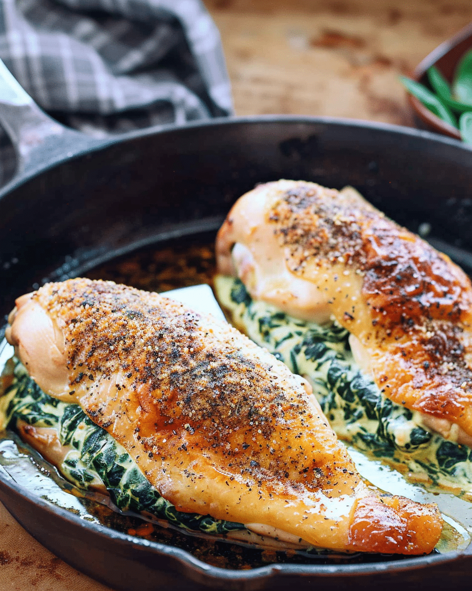 Spinach Stuffed Chicken