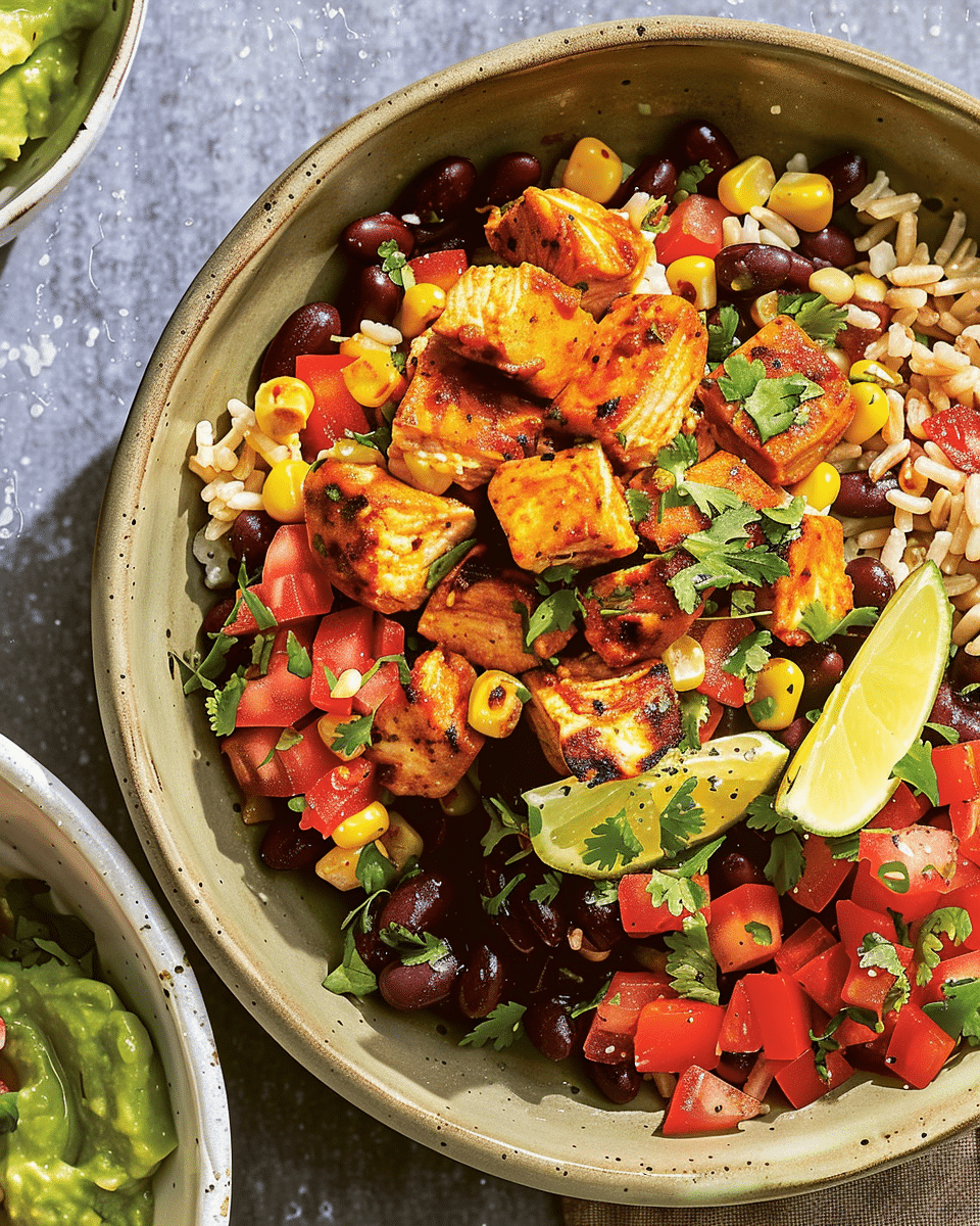 Chicken Burrito Bowl (High Protein)