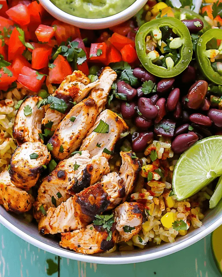 Chicken Burrito Bowl (High Protein)