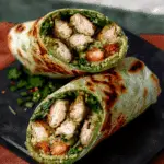 Chicken Hummus Wrap