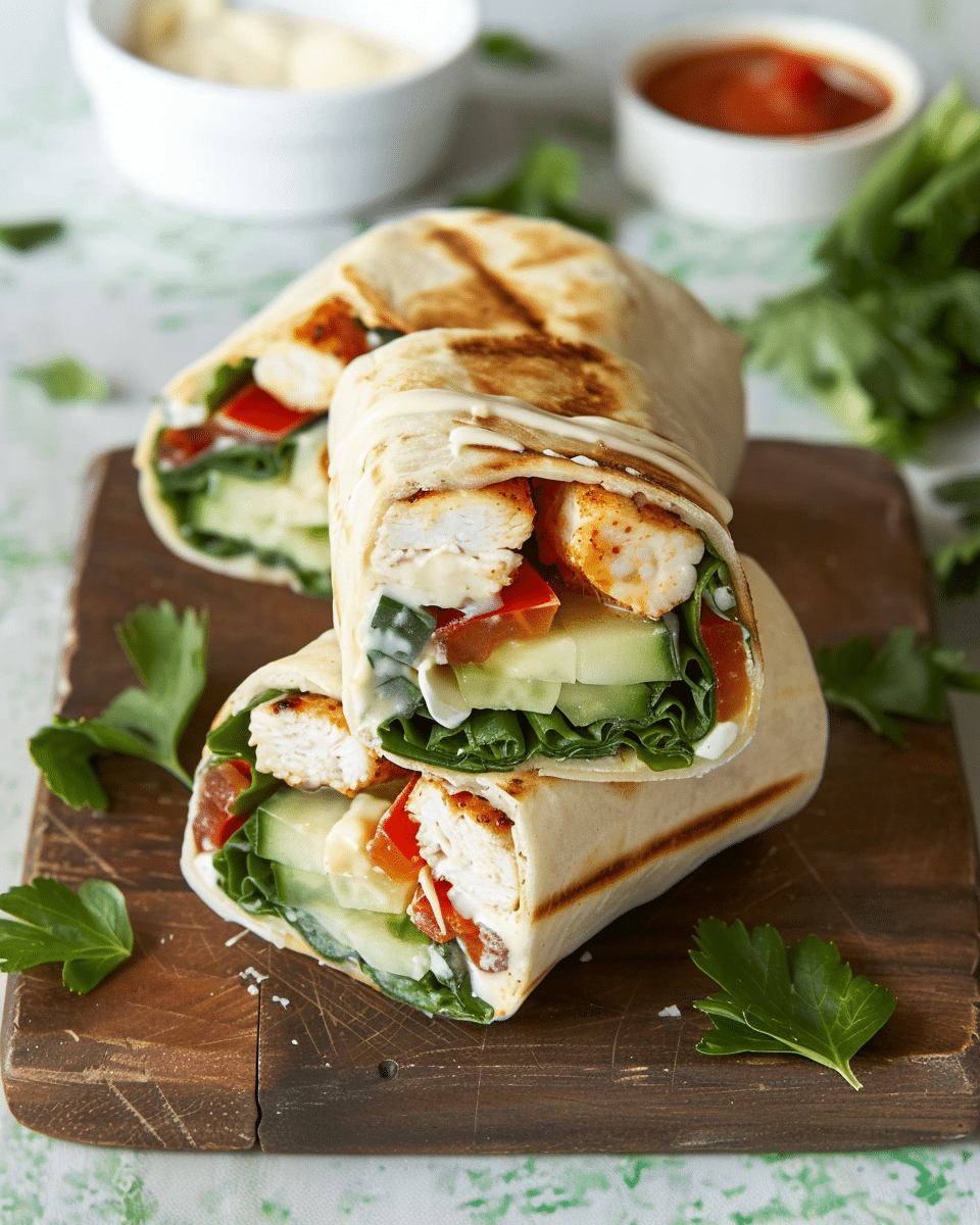 Chicken Ranch Wraps