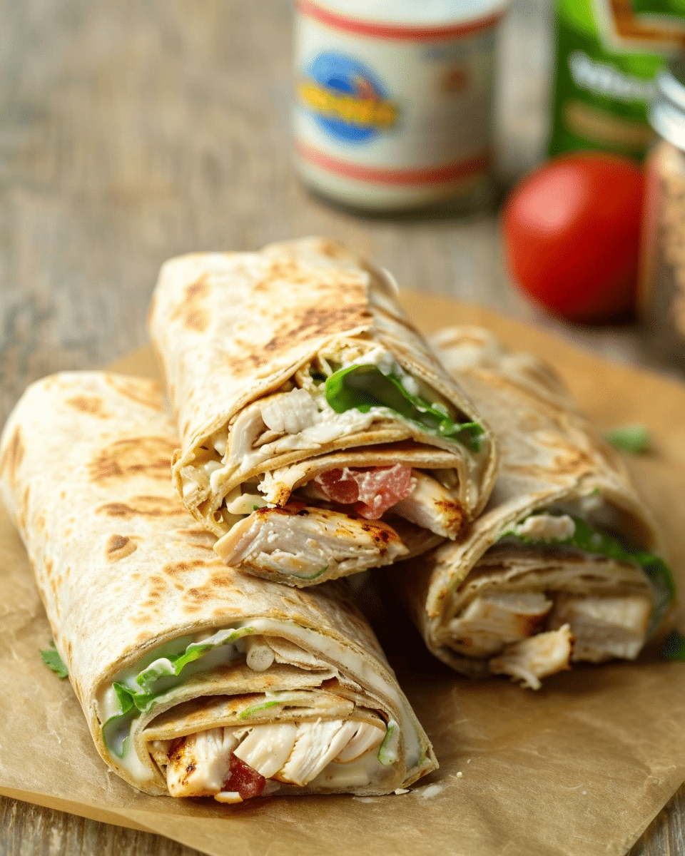 Chicken Ranch Wraps