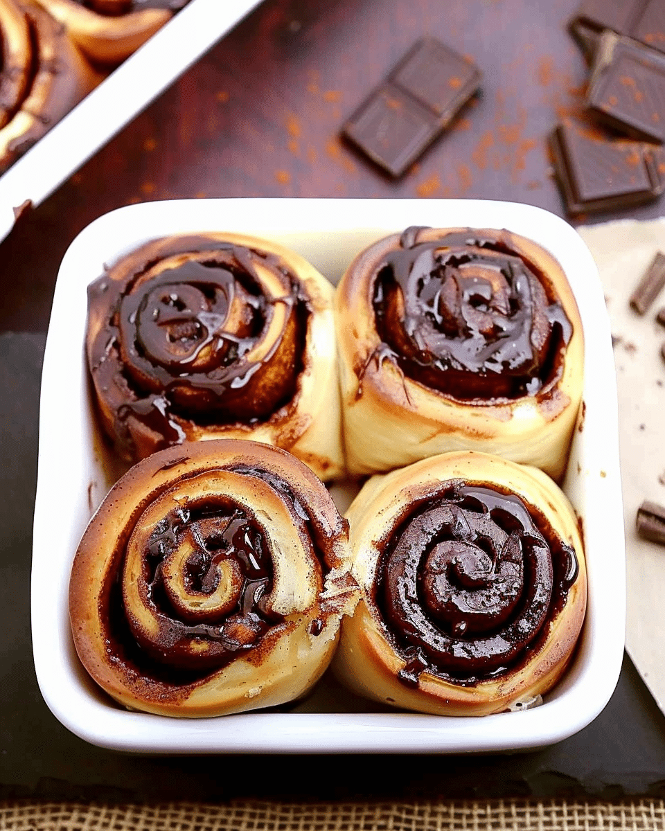 Chocolate Cinnamon Rolls