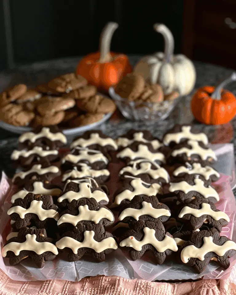 Chocolate Peanut Butter Bat Cookies