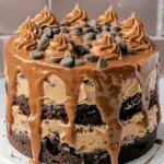 Chocolate Peanut Butter Poke Cake