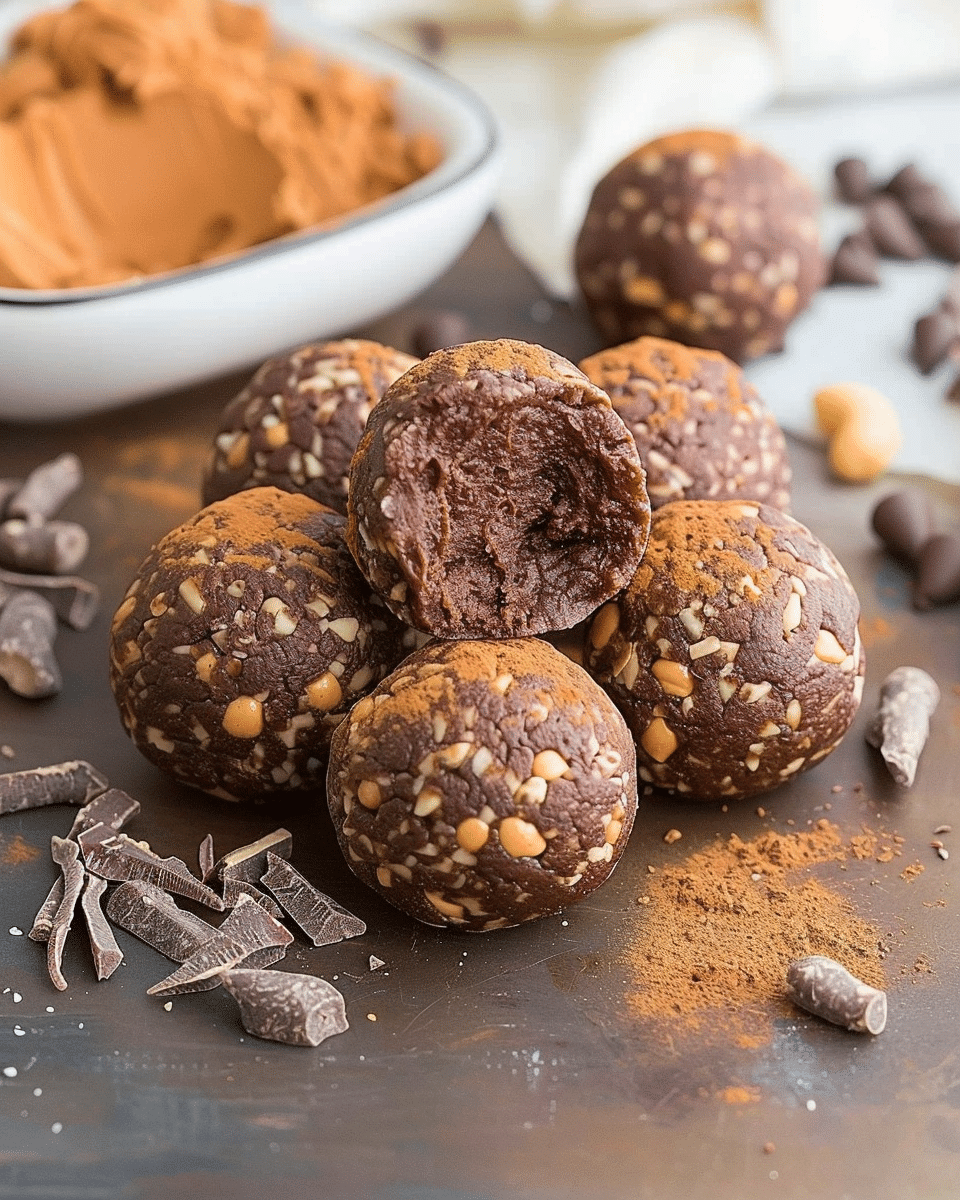 Chocolate Peanut Butter Energy Balls