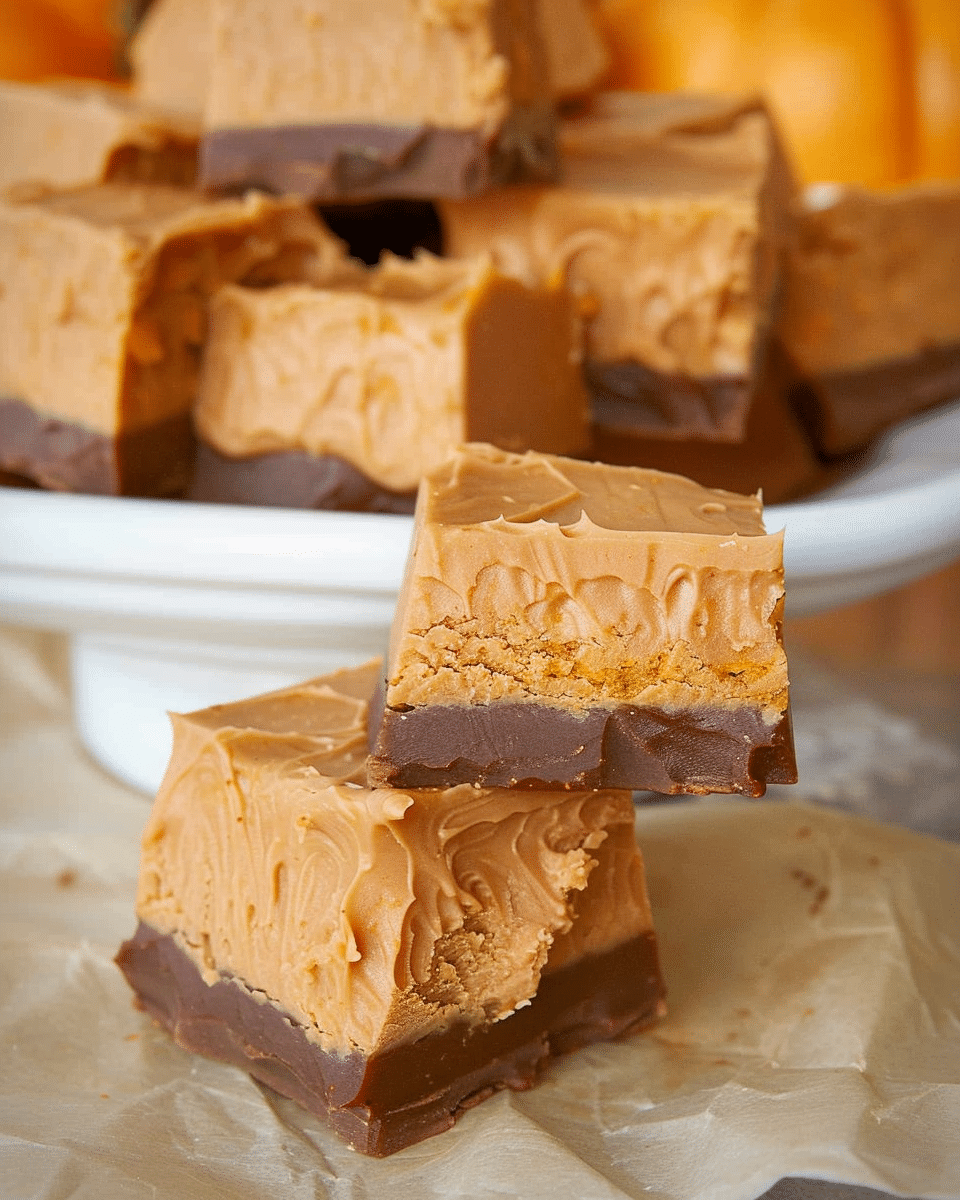 Chocolate Pumpkin Fudge