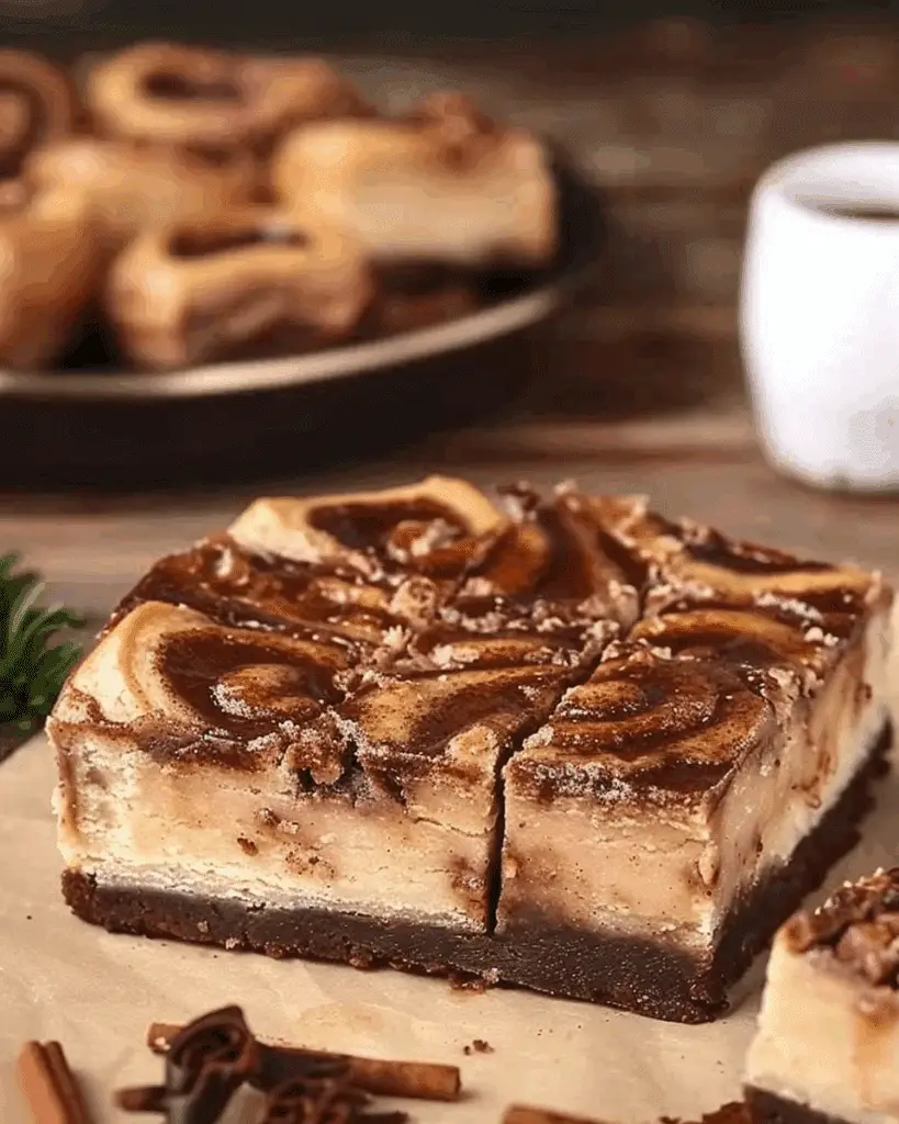 Cinnamon Roll Blondies