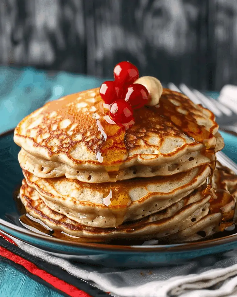Cinnamon Oatmeal Pancakes