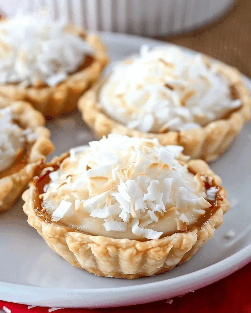Coconut Cream Tarts