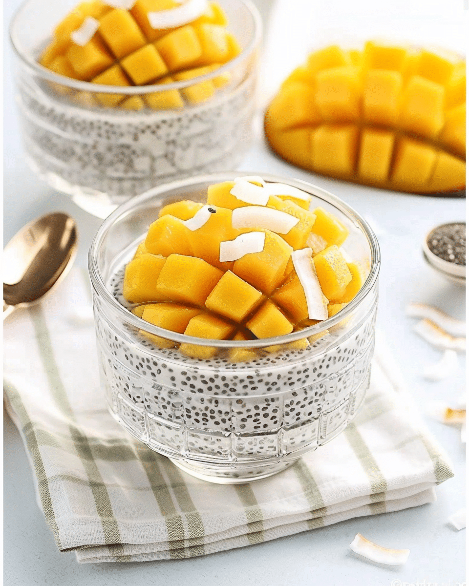 Coconut Mango Chia Pudding