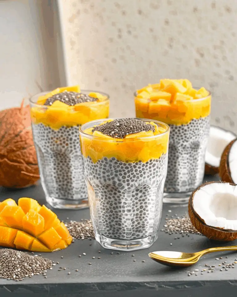 Coconut Mango Chia Pudding