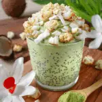 Coconut Matcha Chia Pudding