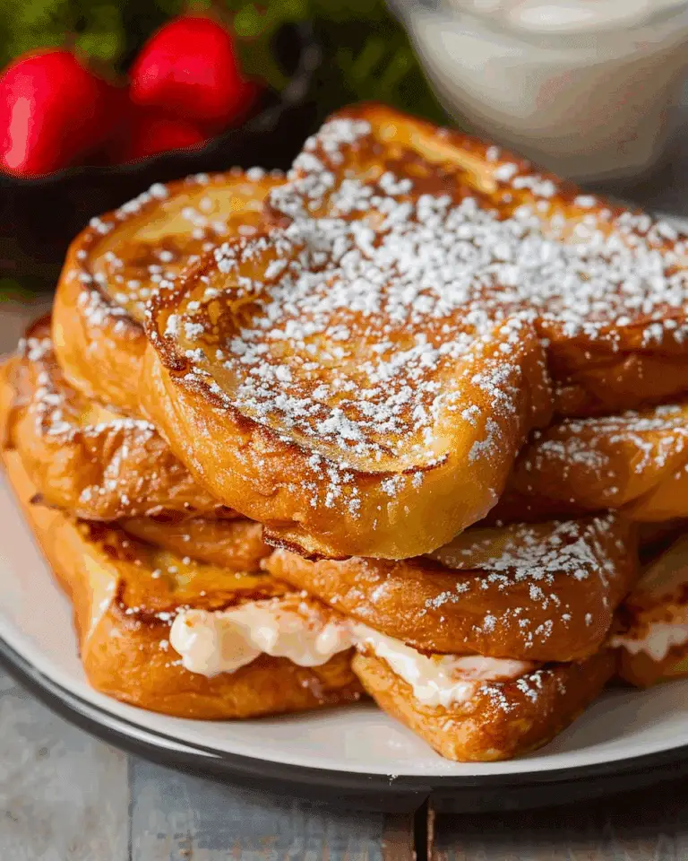Cream Cheese Stuffed French Toast
