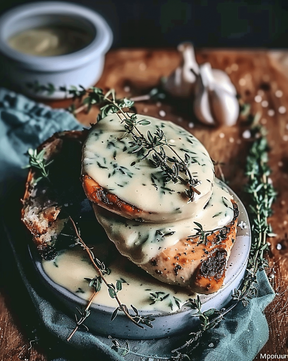 Creamy Boursin Chicken with Garlic and Fine Herbs