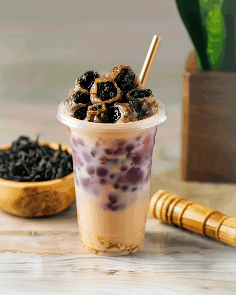 Creamy Taro Milk Tea