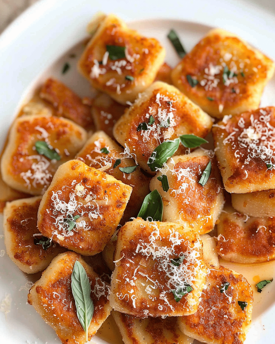 Crispy Gnocchi In Brown Butter