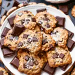 Dark Chocolate Chunk Oatmeal Cookies